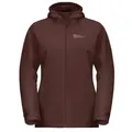 Jack Wolfskin Damen Moonrise 3in1 Jacke - S - dark maroon