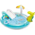 Intex 57165NP Playcenter "Gator" Planschbecken (201x107x84cm) Garten Kinder - Blau