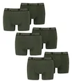 Puma 6 er Pack Boxer Boxershorts Men Herren Unterhose Pant Unterwäsche, Farbe:038 - Green Melange, Bekleidungsgröße:XL