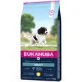 EUKANUBA Adult mit Huhn 15kg Trockenfutter für adult Hunde mittelgroßer Rassen