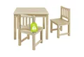 BOMI Kindersitzgruppe Holzsitzgruppe Amy, (Set, 3-tlg., oder 5 tlg. erhältlich), Kindertischgruppe, Tisch & Stühle Kinderzimmer, als Spiel- & Maltisch