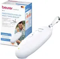 Beurer BiteX Travel Insektenstichheiler BR 10, zur Behandlung von Insektenstichen und -bissen, Stichheiler gegen Juckreiz, kleiner Wärmestift mit Karabinerhaken, Reise-Gadget