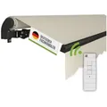 empasa "START PLUS" elektronische Markise für Balkon & Terrasse, mit Fernbedienung 400 cm x 250 cm