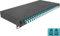 DELOCK 67010 - 19'' LWL Spleißbox, 24x LC Duplex OM3, 1HE