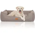Knuffelwuff Tierbett Hundebett Lotte, Schaumstoffflocken grau 85 cm x 120 cm