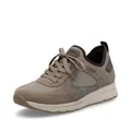 Rieker Herren Low-Top Sneaker B0752, Männer Halbschuhe, lose Einlage,Freizeitschuhe,Laufschuhe,straßenschuhe,Sportschuhe,beige (64),44 EU / 9.5 UK