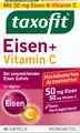 Taxofit Eisen + Vitamin C Kapseln, 40 Stück, Arzneimittel