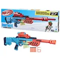 NERF Fortnite Storm Scout Blaster, Fernrohr, 6-Dart Clip-Magazin, 6 Elite Darts, Bolzen-Action, F8346