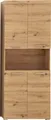 Hochschrank "Avena, Badezimmerschrank, Küchenschrank", Badezimmerhochschrank mit offenem Fach, 4 Türen und 4 Einlegeböden, asteichefarben B/H/T: 73 cm x 190 cm x 31 cm