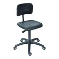 STIER Arbeitsstuhl mit Rollen Sitzhöhe 470-660 mm PU-Sitz