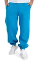 BACKSPIN Sportswear Jogginghose Herren & Damen Process Blau I Warme Unisex Jogging-Hose weit geschnitten mit 70% Baumwolle I Sweatpants kuschelig Freizeithose