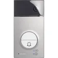 BTICINO, 2-Draht Video-/Audio Türstation LINEA 3000 mit Weitwinkel-Farbkamera und LED-Beleuchtung, 1 oder 2 Familienhaus, Schutzart IP 54, Schlagfest IK 10, 343081