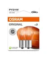 2 Glühlampen für Blinkleuchte PY21W 12V 21W BAU15s OSRAM passend für diverse PKW