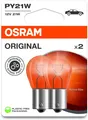 OSRAM ORIGINAL PY21W BAU15s 12 V/21 W (2er Blister)
