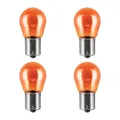4 Glühlampen für Blinkleuchte PY21W 12V 21W BAU15s OSRAM passend für diverse PKW
