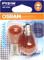 Osram Original Line 7507 PY21W 12V 21W BAU15s Blister Blinkerlampen Orange 2 Stk