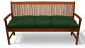 Beautissu Bankauflage Flair BK, ca.150x50x10cm, Dunkelgrün