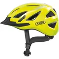 ABUS Stadthelm Urban-I 3.0 - Fahrradhelm mit Rücklicht, chirm und Magnetverschluss - für Damen und Herren - Gelb, Größe L (56-61 cm) - Gelb