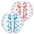 VEVOR 2 x 1,5m Bumper Ball Bubble Soccer Zorb Aufblasbarer Sto_ball Blau + Rot