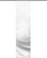 HOME WOHNIDEEN Schiebegardine Schiebevorhang Digitaldruck Lincoln Flammgarn, BxH 60x245cm, grau, transparent