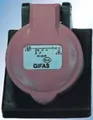 Gifas Electric 241629 101550 CEE Wandsteckdose 16A 2polig 1St.