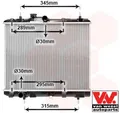 VAN WEZEL 52002111 Kühler für Motorkühlung Motorkühler Autokühler
