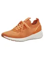 Tamaris Damen Sneaker Low Textile Vegan; ORANGE/orange; 36