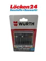 Bit-Sortiment 1/4"  10-tlg LANG 70mm  Würth mit Gürtelclip Bit-Satz  0614250010