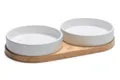 Designed by Lotte Dinnerset Lojs, Katzennapf, Keramik, Weiß, 2X 400