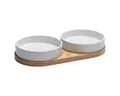 Designed By Lotte Napf-Set Hunde Dinnerset Lojs aus Keramik weiß