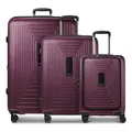 Redolz Essentials 14 3-Set 4-Rollen Kofferset 3 teilig mit Dehnfalte