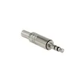 DeLOCK - Audio-Stecker - Mini-Phone Stereo 3,5 mm (M) - Silber (65532)