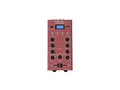 OMNITRONIC GNOME-202P Mini-Mixer rot | 2-Kanal-DJ-Mixer mit Bluetooth und MP3-Player im Miniaturformat | Regelbarer Mikrofoneingang/Kopfhörerausgang über 6,3-mm-Klinke