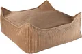 Wigiwama Square Ottoman / Sitzkissen / Sitzsack, Farbe:Toffee