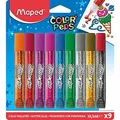 Maped 813010 - Glitzer-Klebe-Stift COLOR'PEPS- 9 Tuben a 10,5 ml