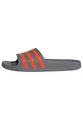 adidas Unisex Adilette Aqua Slides, Grey Three/Impact Orange/Grey Three, 44.5 EU