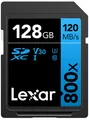 Lexar High-Performance 800x SD Karte 128GB, Speicherkarte SDXC UHS-I BLUE Series, Bis zu 120 MB/s Lesen, 45 MB/s Schreiben, für Point-and-Shoot-Kameras, DSLR-Kameras, HD-Camcorder