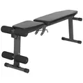GYRONETICS® Hantelbank - Multifunktion, Rückenlehne 8-Fach und Sitz 3-Fach verstellbar, klappbar, 120 x 33 x 46 cm - Schrägbank, Trainingsbank, Negativbank, Flachbank, Sit Up Bank, Fitness