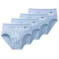 Schiesser Sportslip Essentials Cotton Feinripp Doppelpack Muster blau Größe M
