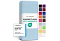 Jacobson Spannbettlaken aus 100% Baumwolle, Jersey Bettlaken 160 g/m², Spannbetttuch mit Gummizug, OEKO-TEX®, pflegeleicht, viele Farben