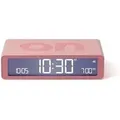 Lexon Flip Classic Wecker Rosa Modernes, Kompaktes Design