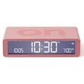 Lexon Flip Classic Doppelseitiger Wecker, Rosa