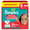 Pampers Baby-Dry Pants Größe 5, 160 Stück, 5 (160 Stück), Weiß 
