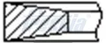 FRECCIA Kolbenringsatz FR10-249500 für HYUNDAI KIA