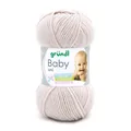 Gründl Wolle Baby uni 50 g ecru