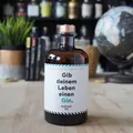 Flaschenpost Gin „Gib deinem Leben…“ Deutscher Gin Regional OVP.