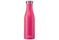 Lurch 240934 Isolierflasche/Thermoflasche für heiße und kalte Getränke aus doppelwandigem Edelstahl 0,5l, pink
