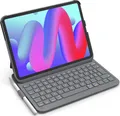 Inateck Hülle mit Tastatur für iPad 10/11 Gen. A16 2025, Air 11 M4/M3/M2, 2026/2025/2024,Air 5/4, Pro 11 4/3/2/1, Ultraleichte mit Stifthalter, BK2007