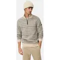 camel active Troyer aus reiner Lammwolle Langarm (1-tlg) Markenlabel braun L (50)