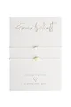 Briefzauber Freundschafts-Armbänder (Set: 2 Stk.) | schlichte & minimal Makramee-Armbänder | Freundschaftsarmband